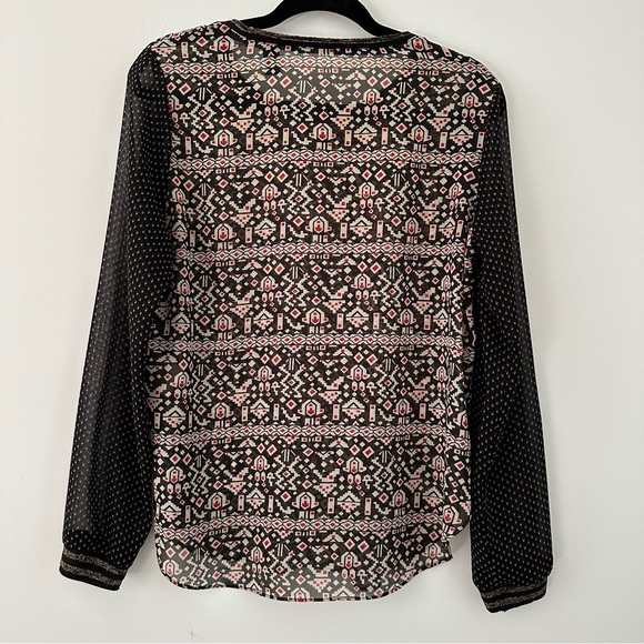 SCOTCH & SODA Printed Semi Sheer Top - Picture 3 of 13